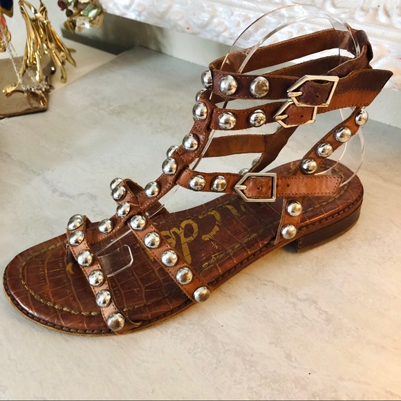 Sam Edelman Eavan studded gladiator sandals - Picture 3 of 8